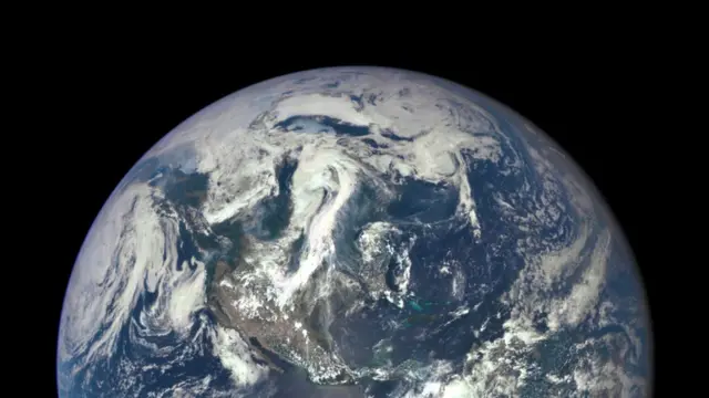 Вид Земли из космоса