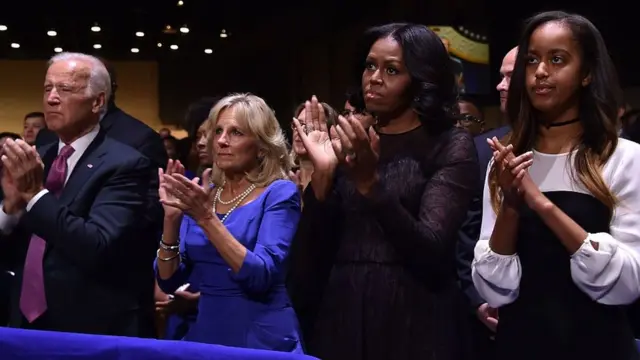 Joe Biden y Michelle Obama