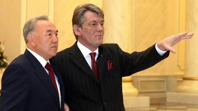 Ющенко і Назарбаєв