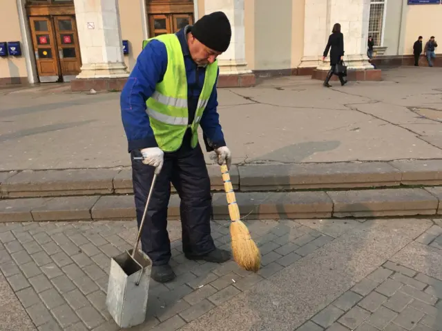 Россиядаги фаррош мигрант