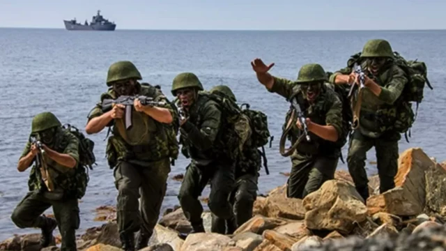 Орусиянын деңиз жөө аскерлери 2019-2021-жылдары ондогон машыгууларга катышты