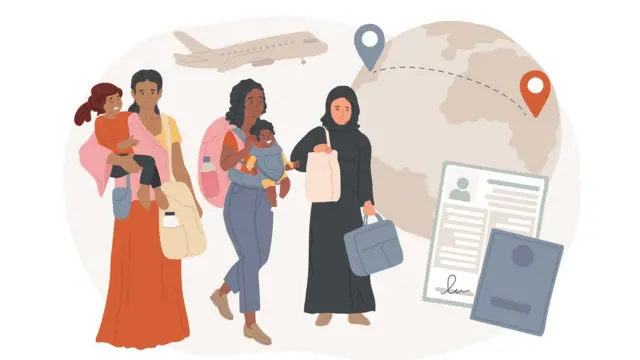 हे वेगवेगळ्या महिलांचं प्रातिनिधिक छायाचित्र आहे.