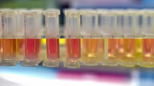 Пробирки в уханьской лаборатории