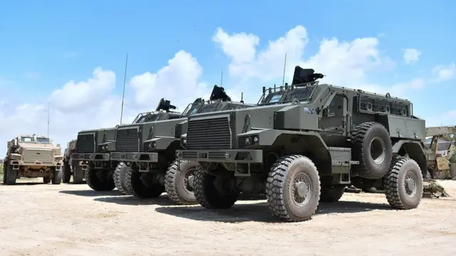 Imodoka za gisirikare z'ingabo z'u Burundi muri AMISOM