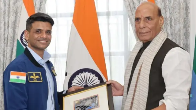 રાજનાથસિંહ, અવકાશ, શુભાંશુ શુક્લા, બીબીસી ગુજરાતી 