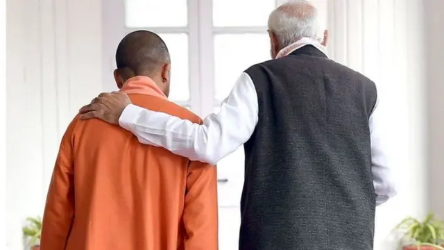 नरेंद्र मोदी और योगी आदित्यनाथ 
