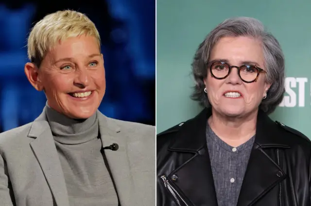 Người dẫn chương trình nổi tiếng Ellen DeGeneres (trái) nói bà rời Mỹ để sang Anh sống là do ông Trump; người dẫn chương trình truyền hình, diễn viên Rosie O'Donnell (phải) cũng đã chuyển sang Ireland sinh sống vì "lý do chính trị"