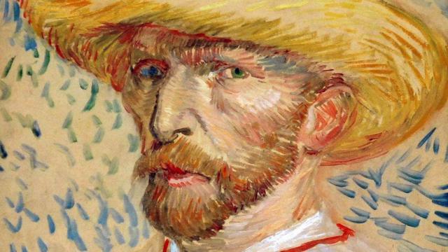 Autorretrato de Vincent van Gogh. 