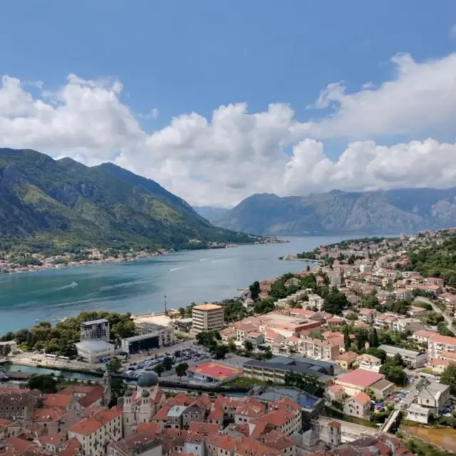 kotor, panorama kotora