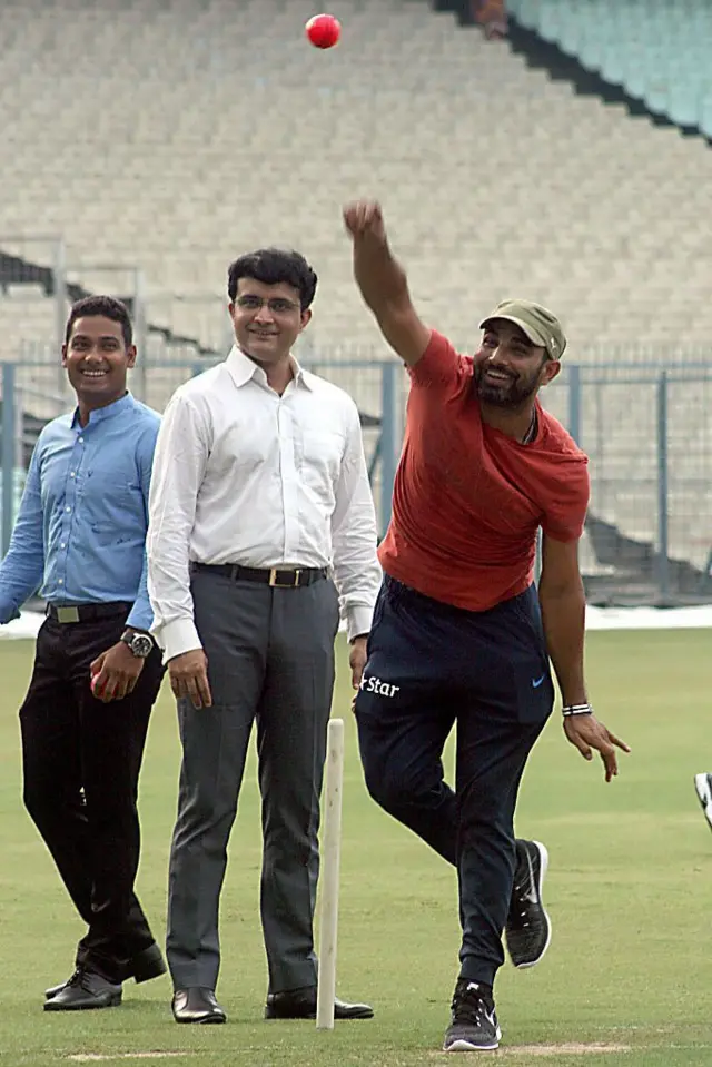 ગાંગુલી સાથે શમી