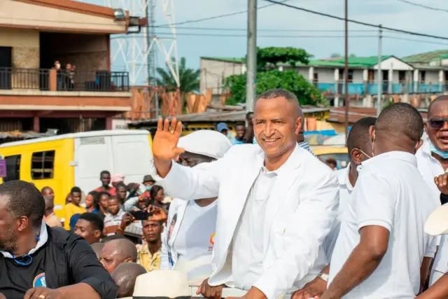 Moïse Katumbi lors d'une tournée