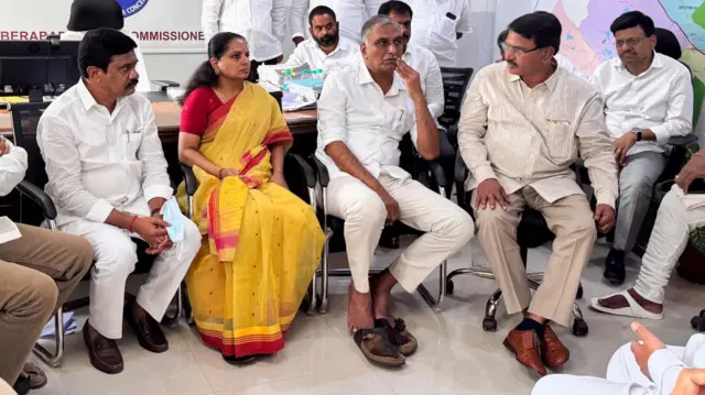 కల్వకుంట్ల కవిత, హరీష్ రావు