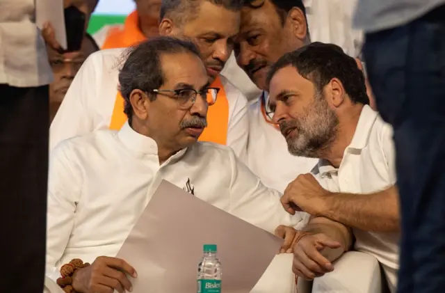 उद्धव ठाकरे आणि राहुल गांधी