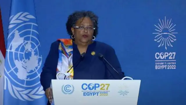 Barbados Prime Minister Mia Mottley