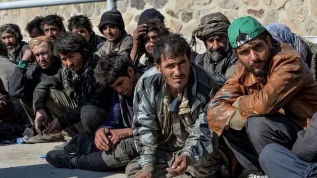 Personas con adicción en Kabul