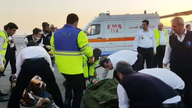 انتقال مجروحان از کرمانشاه به تهران