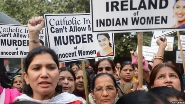 ਸਵਿਤਾ ਦੀ ਮੌਤ ਦੇ ਰੋਸ ਵਜੋਂ ਭਾਰਤ 'ਚ ਵੀ ਮੁਜ਼ਾਹਰੇ ਹੋਏ ਸੀ