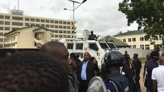 Police as dem dey arrest Deputy National Democratic Congress (NDC) General Secretary Koku Anyidoho