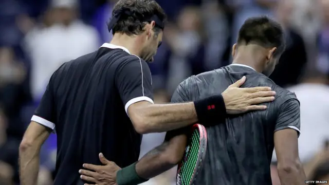 ਮੈਚ ਤੋਂ ਬਾਅਦ ਰੌਜਰ ਫੈਡਰਰ ਤੇ ਸੁਮਿਤ ਨਾਗਲ