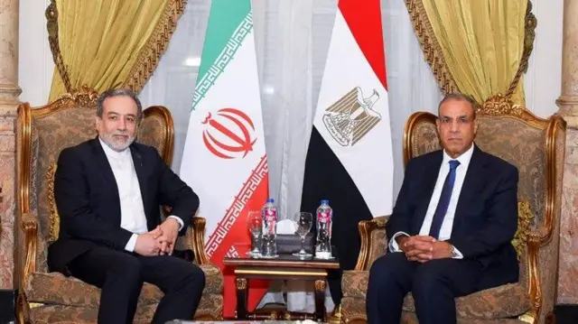 آقای عراقچی امروز در قاهره با بدر عبدالعاطی، وزیر امور خارجه مصر دیدار و گفتگو کرد