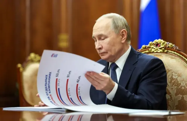 O presidente russo Vladimir Putin