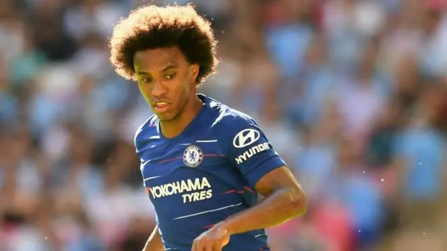 Mshambuliaji wa safu ya kati wa Chelsea Willian anaomba arudi kwao Brazil