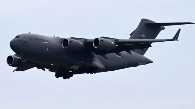 امریکی ٹرانسپورٹ طیارہ