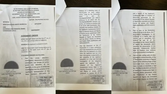 Akwụkwọ onye nọ ezinụlọ ahụ nso zitere BBC Igbo maka okwu nchwụchị Okorocha