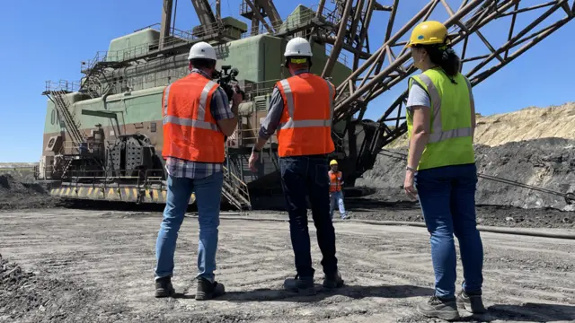 Mine de charbon à ciel ouvert