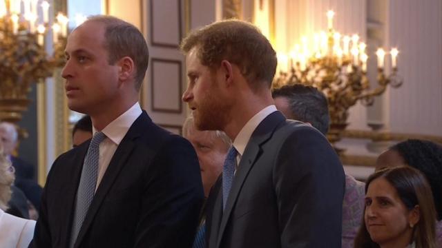 ウィリアム王子とハリー王子も開幕式に出席した