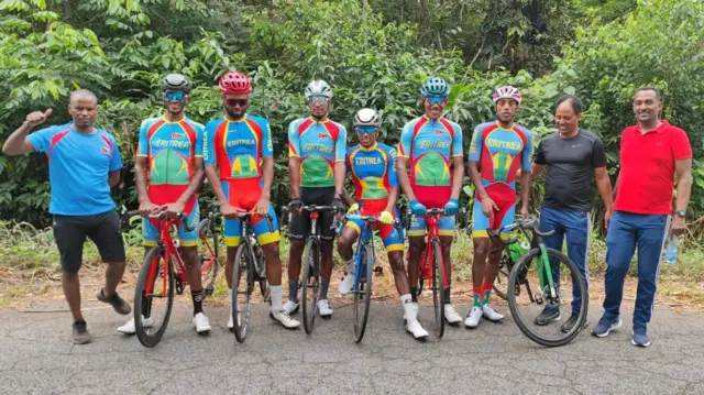 ኣብ ዙር ጋቦን ትሳተፍ ዘላ ሃገራዊት ጋንታ ኤርትራን ኣለይታን 