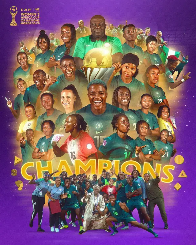 Ndị otu egwuregwu bọọlụ Super Falcons nke Naịjirịa
