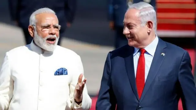 जुलै 2017 मध्ये पंतप्रधान मोदी इस्रायलच्या दौऱ्यावर गेले होते, कोणत्याही भारतीय पंतप्रधानाचा हा पहिलाच इस्रायल दौरा होता