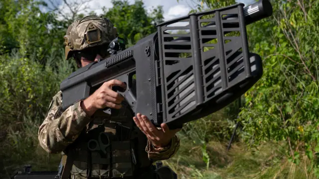 एक यूक्रेनी सैनिक