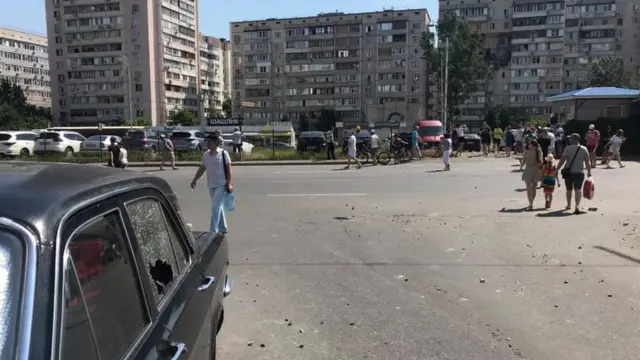 "Осколки долітали аж сюди" - кажуть очевидці