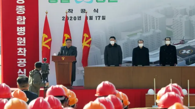 পিয়ংইয়ংএ এক অনুষ্ঠানে কিম জং আন। ফাইল ছবি