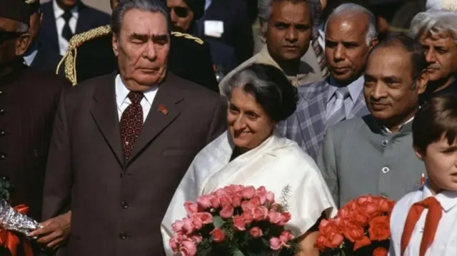 બીબીસી ગુજરાતી ભારત રશિયા સોવિયેત યુનિયન બ્રેઝનેવ ઇન્દિરા ગાંધી રાષ્ટ્રપતિ ભવન