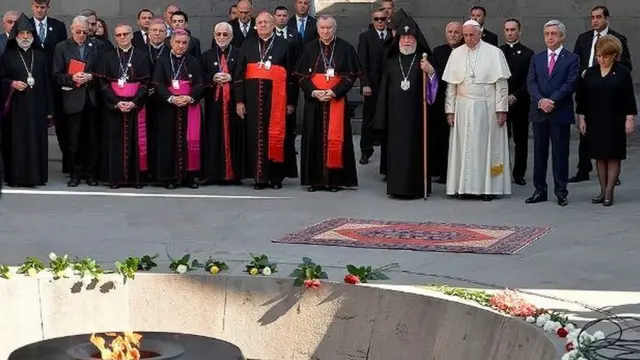 Francis Ermənistana səfər edən ikinci Roma papasıdır. Ermənistana ilk dəfə Papa II İoann-Pavel 2001-ci ildə səfər edib