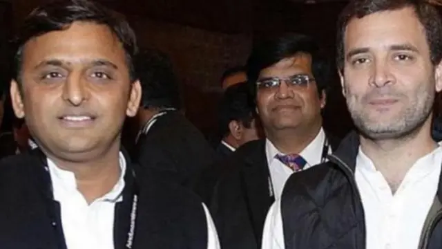 अखिलेश यादव- राहुल गांधी