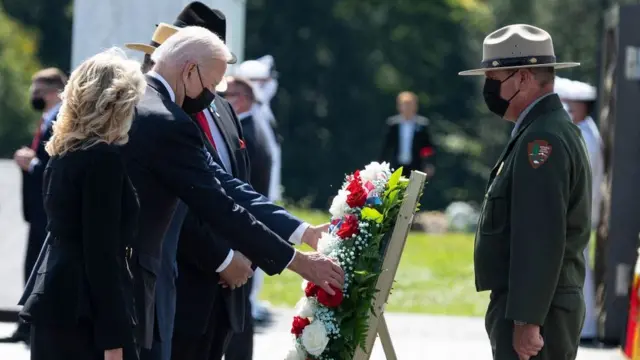 Joe y Jill Biden, Flight 93 National Memoria, Pensilvania