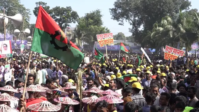 রংপুরের কালেক্টরেট ঈদগাহ মাঠে বিএনপির চতুর্থ বিভাগীয় গণ সমাবেশ