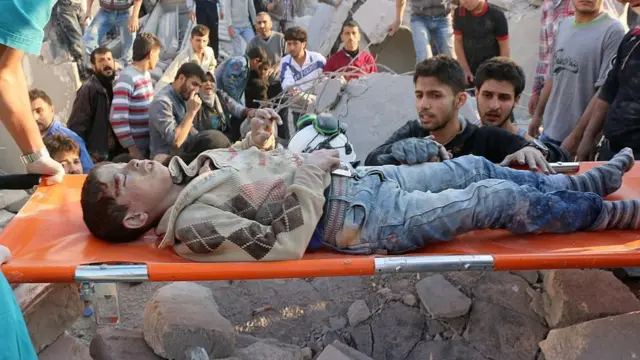 صورة أرشيفية من الحرب السورية