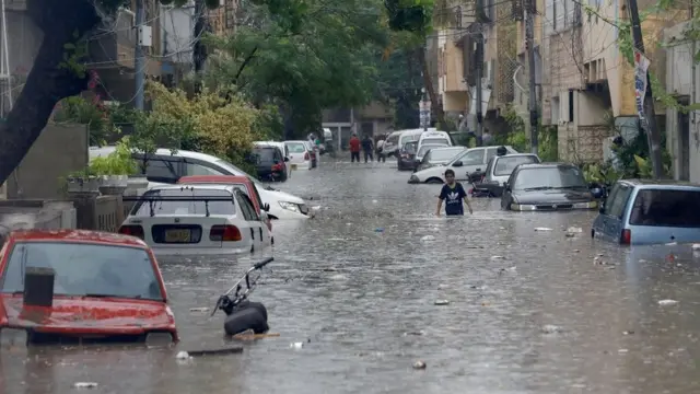 بارش، کراچی