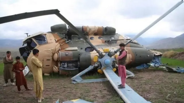 Ооганстандагы аскердик кийлигишүү токтой элек. Бул тик учак регондордун бириндеги исламчыларга каршы өткөрүлгөн операция учурунда кулаган