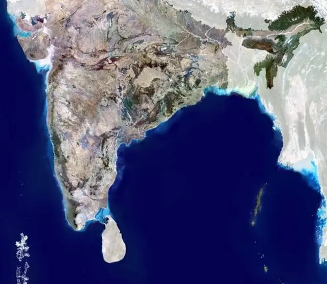 श्रीलंका नक्शे पर