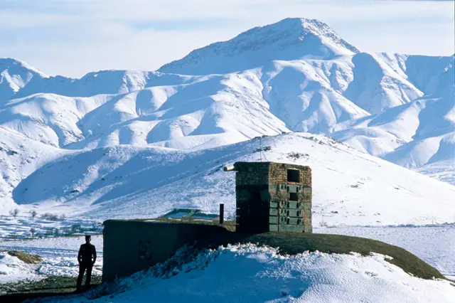 Date created: 01 February, 1989 Afghan Army Post on Road to Kandahar