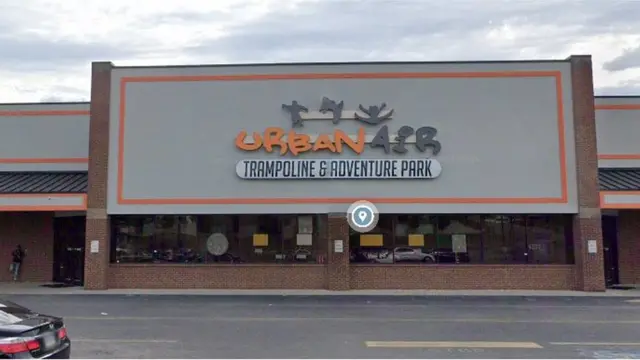 La fachada de Urban Air, en Nashville