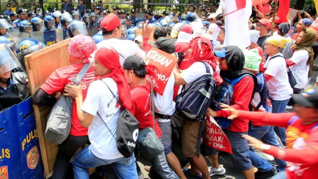 Hari Buruh, pekerja, Manila, Filipina