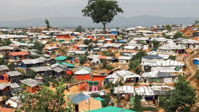 বালুখালি রোহিঙ্গা শরণার্থী শিবির।