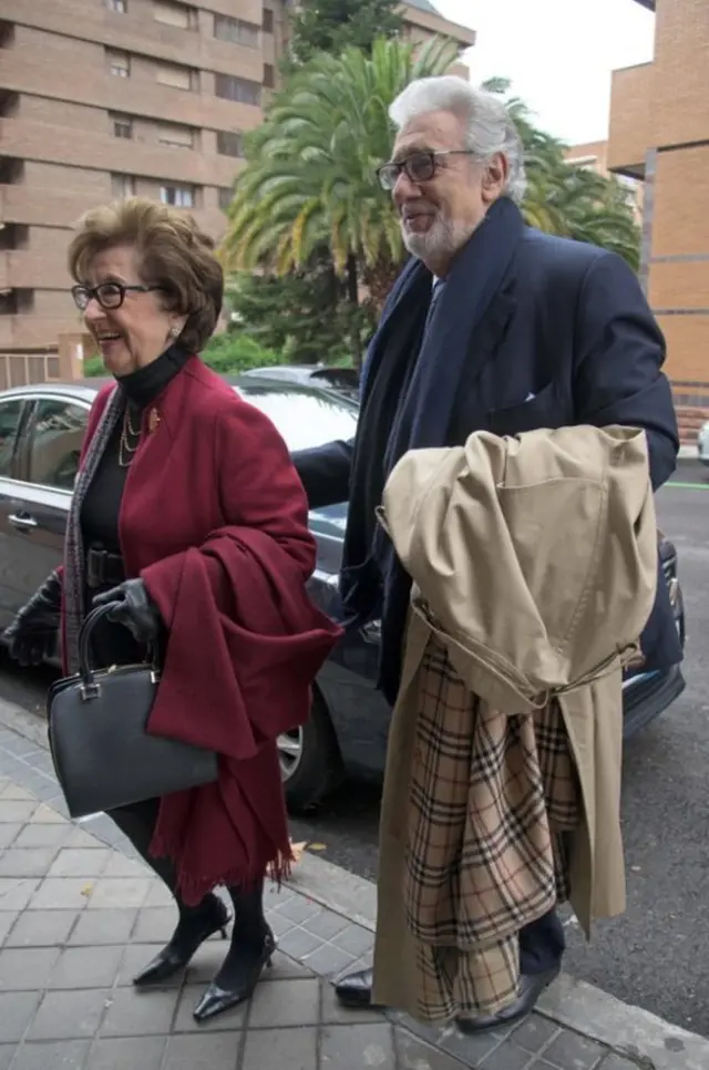 Пласидо Доминго с женой